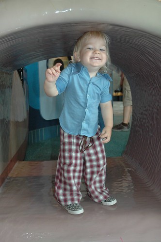 Bopping His Head on the Tunnel