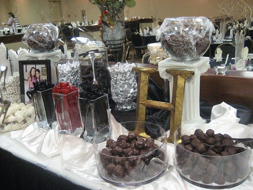 brown black and red candy buffet if you enjoy looking at my wedding 
