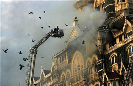 fire brigade saving taj mahal hotel