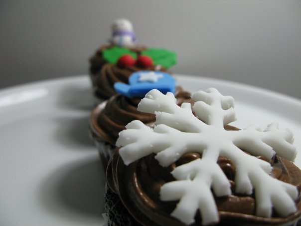 Winter Party Cupcakes
