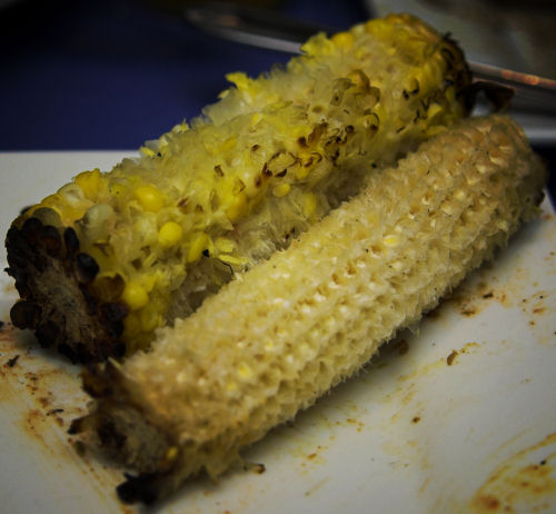 Messy corn, neat corn