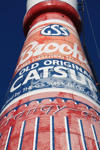 More details of the World's Largest Catsup Bottle