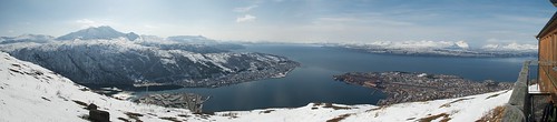 Panorama view from Narvikfjellet