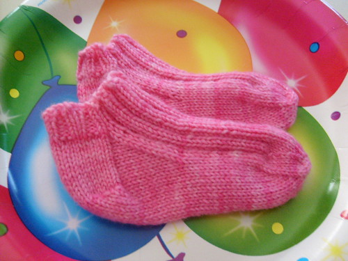 pink baby socks-Peyton