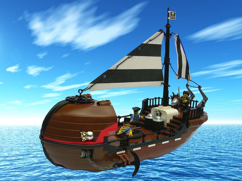 steampunk pirate ship