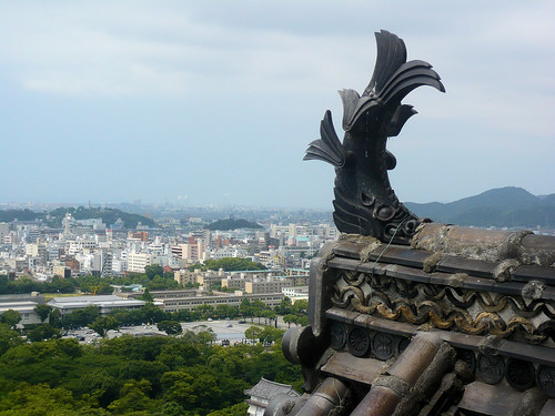 View from top of Himeji Castle