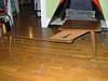 sold 50's modern coffee table left mid
