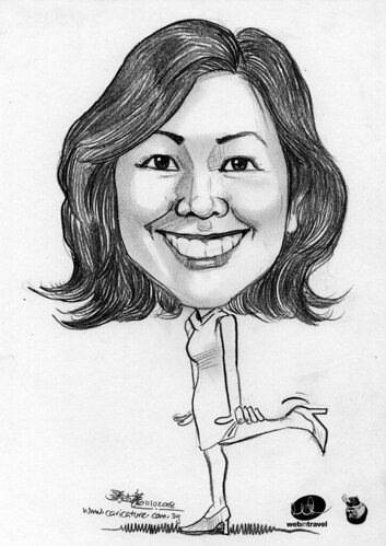 Caricatures Web in Travel 2008 Vivien Yeung