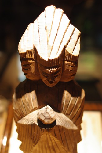 円空仏　正面金剛神像　ENKU statue of Buddha