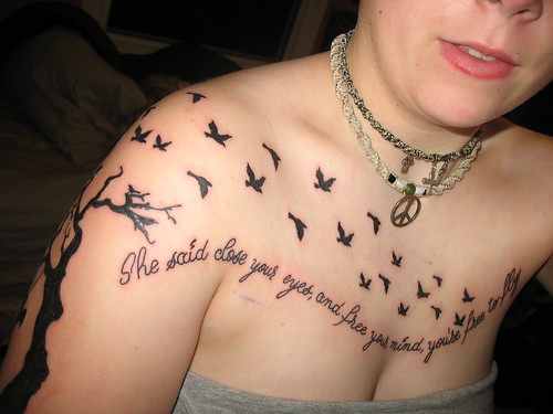 leathersweater asked Do you have any blackbird tattoos