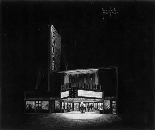 Chino Theatre (at night) sketch