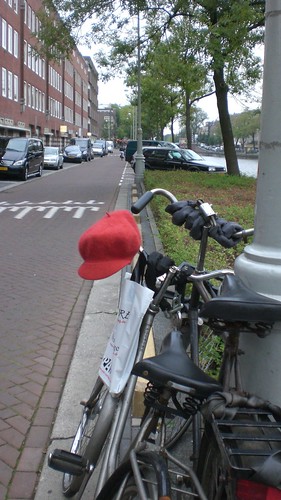 my hat on a bike, Amsterdam