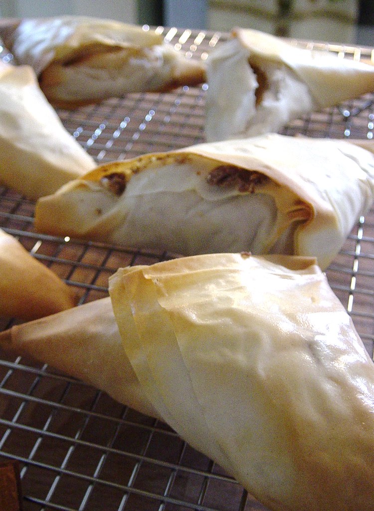 Ellie Krieger's Apple Cranberry Phyllo Turnover