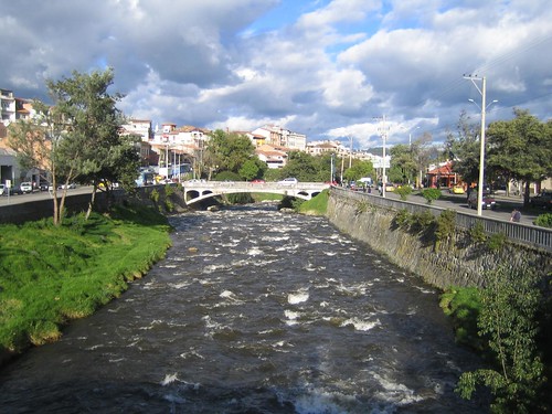 Tomebamba River in Cuenca