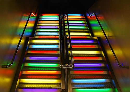 colours of rainbow. Rainbow Stairs | Flickr