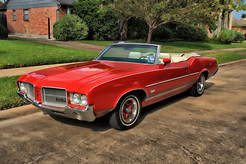 1971 Cutlass Supreme Convertible with the Rocket 455 engine and automatic 