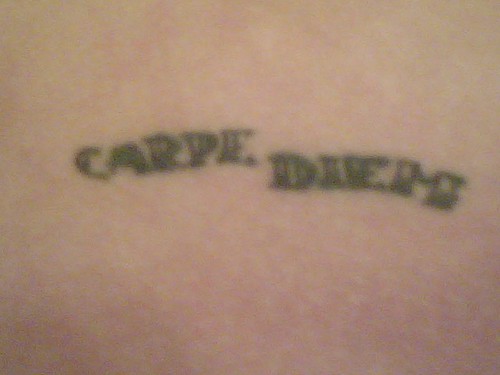 Carpe Diem Tattoo by moe7757. Carpe Diem. Anyone can see this photo