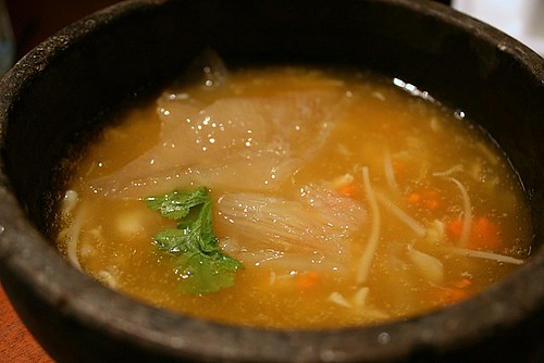 Jia Wei Superior Shark's Fin Soup in Hot Stone Pot