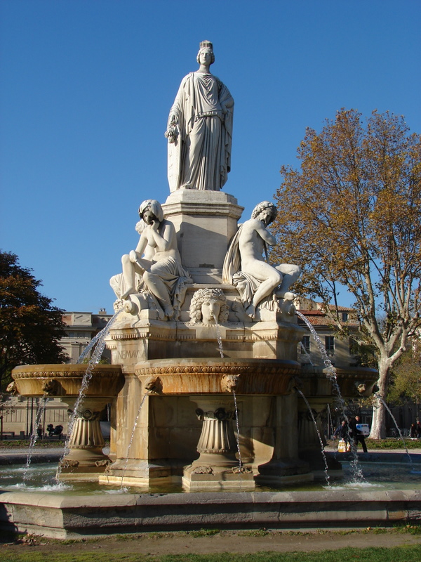 Fountain in Nimes