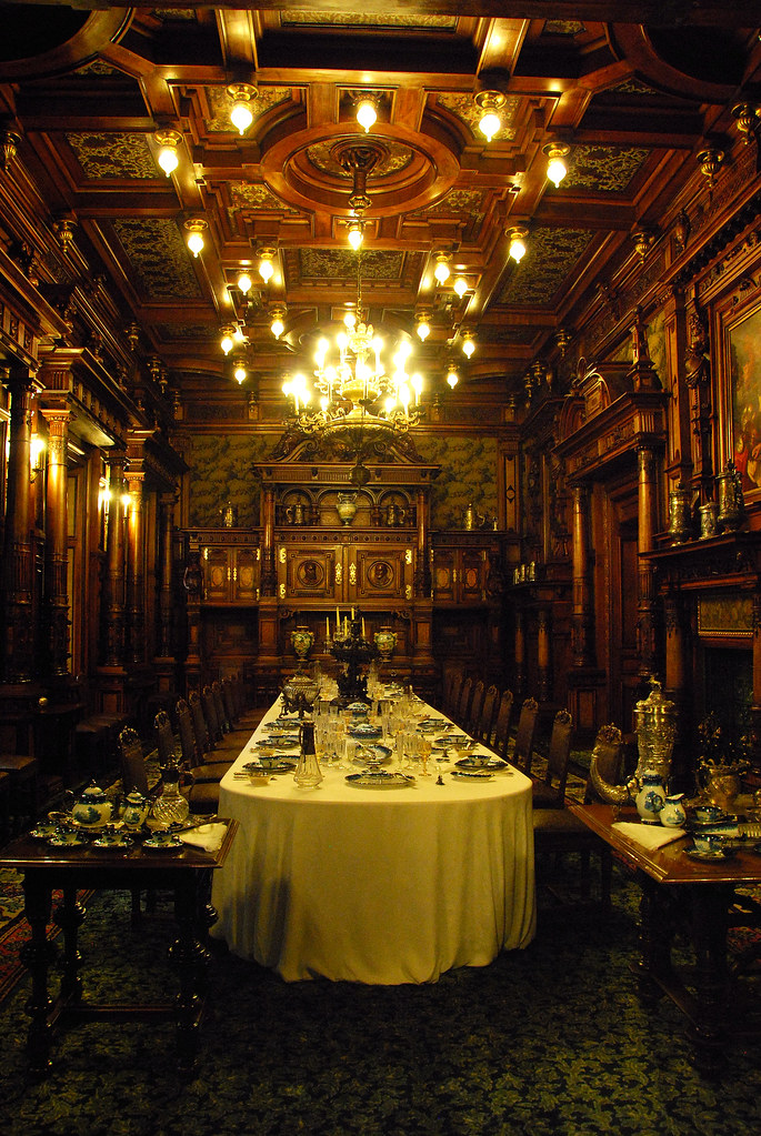 3 Romanian Castles You Must Visit At Least Once In Your Lifetime. Peles Castle dining room