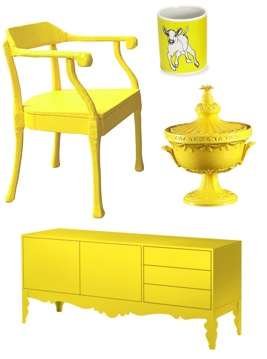 yellow housewares
