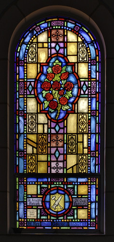 Saint John the Baptist Roman Catholic Church, in Villa Ridge (Gildehaus), Missouri, USA - stained glass window