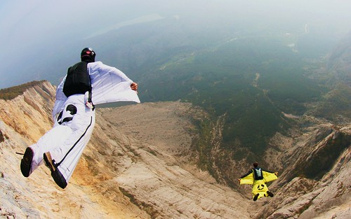 volar Wingsuit Base Jump