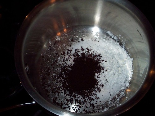 sugar cornstarch espresso powder for pudding