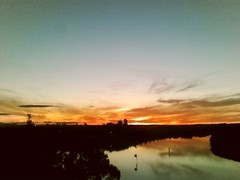 Sunset over Silverwater Bridge