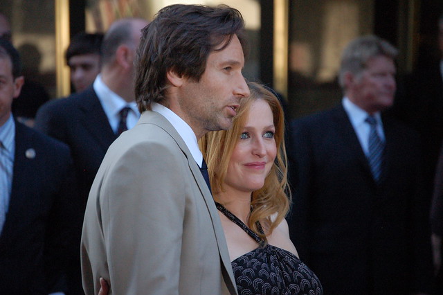 David Duchovny and Gillian Anderson by Eleven Eight