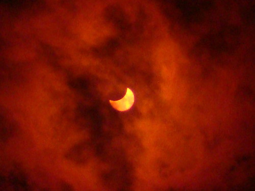 Partial Solar eclipse 1st August 2008 Västerås in Sweden by Slanggorf.