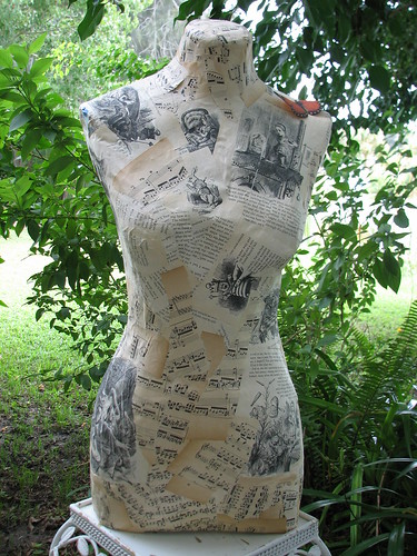 paper mache dress form