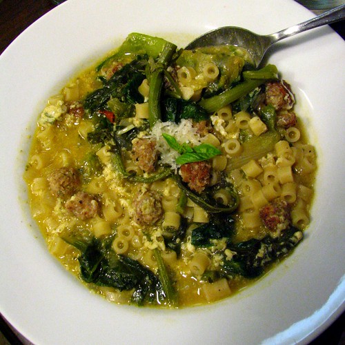 Italian Wedding Soup (Escarole Soup)