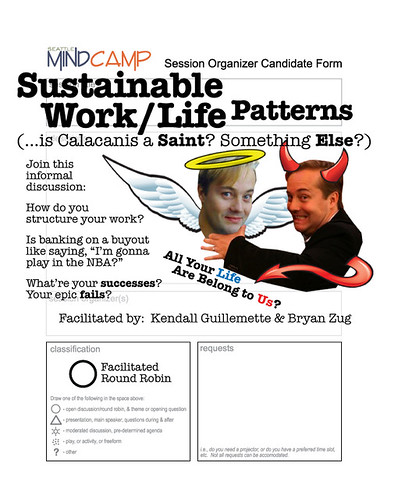 Seattle Mind Camp 5: Sustainable Work/Life Patterns