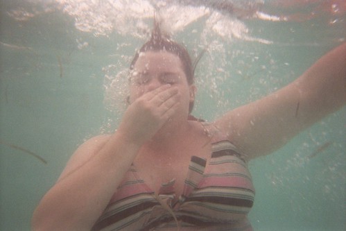 Sasha underwater