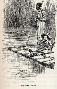 Characters - The Adventures Of Huckleberry Finn - Illustration Of Huck & Jim by Johnny Quixote