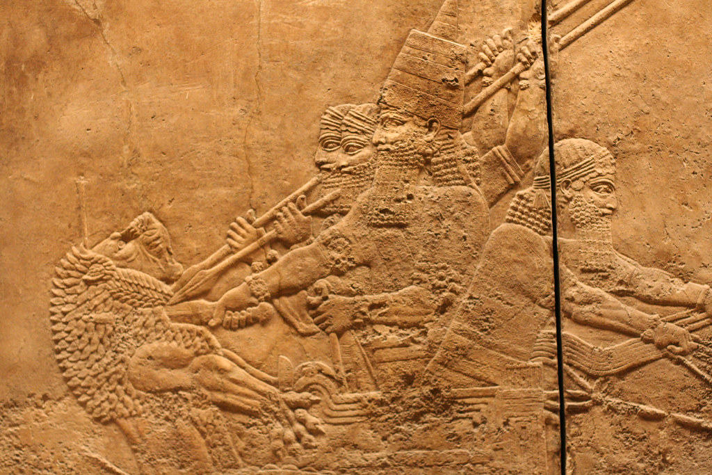 Royal Hunt, Noth Palace of Ashurbanipal, British Museum 