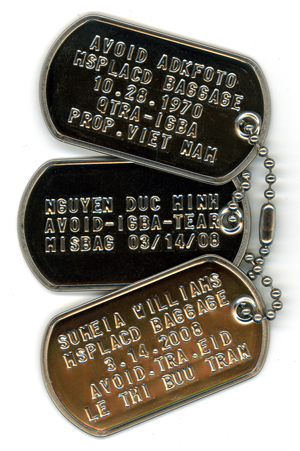 Re-writing my story with personalized dog tags to identify who I've become 