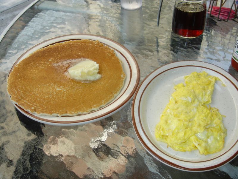 Pancakes and Eggs