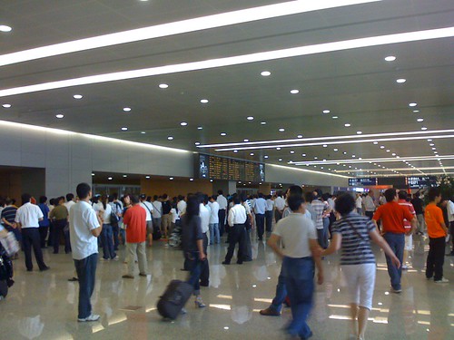 Picture of Arrivals at Shanghai Airport