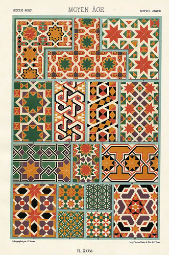 013- Ornamentos policromados Edad Media-Das polychrome Ornament…1875