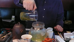 making tea