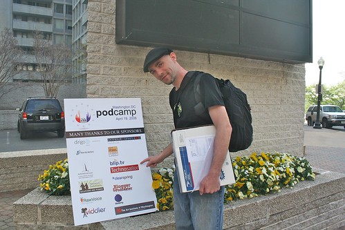 PodCamp DC Signage - Technosailor Sponsors!