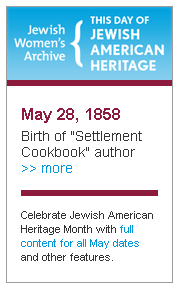 JWA 'Jewish American Heritage Month' website badge