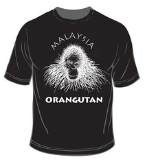 ORANGUTAN MALAYSIAN t shirt orangutan by 'DANVILLAGE' The Art Of AnuarDan