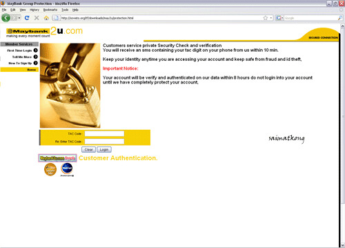 Maybank2u.com Email Phishing Scam