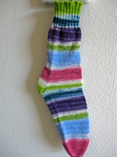 Stripey Sock- 1st one