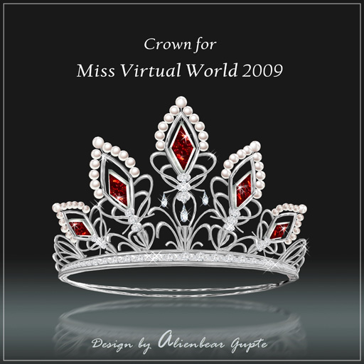 Miss Virtual World Crown front