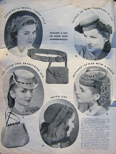 1944 crochet hats