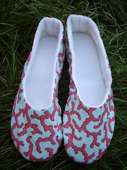 Coral slippers